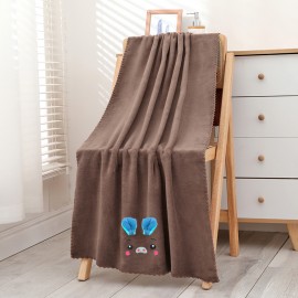 Ręcznik szybkoschnący dziecięcy brązowy 50x100cm CASSEL ost.