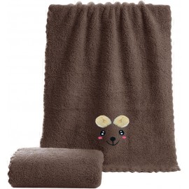Ręcznik szybkoschnący dziecięcy brązowy 70x140cm CASSEL ost.