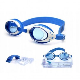Okulary pływackie dla dzieci + zatyczki do uszu SPEED SWIM