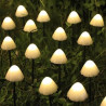 Girlanda solarna do ogrodu grzybki 20 lampek LED 7,5m MUSHROOM