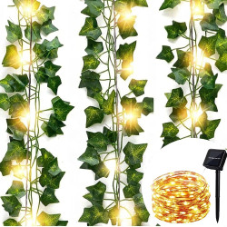 Girlanda solarna bluszcz 50 LED 5m SOLAR LEAF