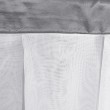 Firana woalowa z gipiurą biało-szara 100x160cm REBECCA - Nie Tylko Firany