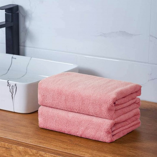 Ręcznik szybkoschnący pudrowy róż z mikrofibry 50x100cm SANTOS